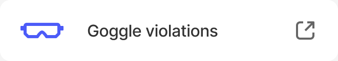 Goggle violations